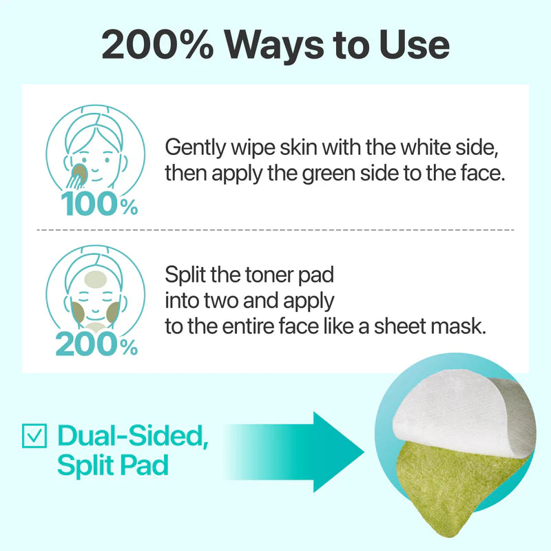 No.1 Centella Re-Leaf Green Toner Pad