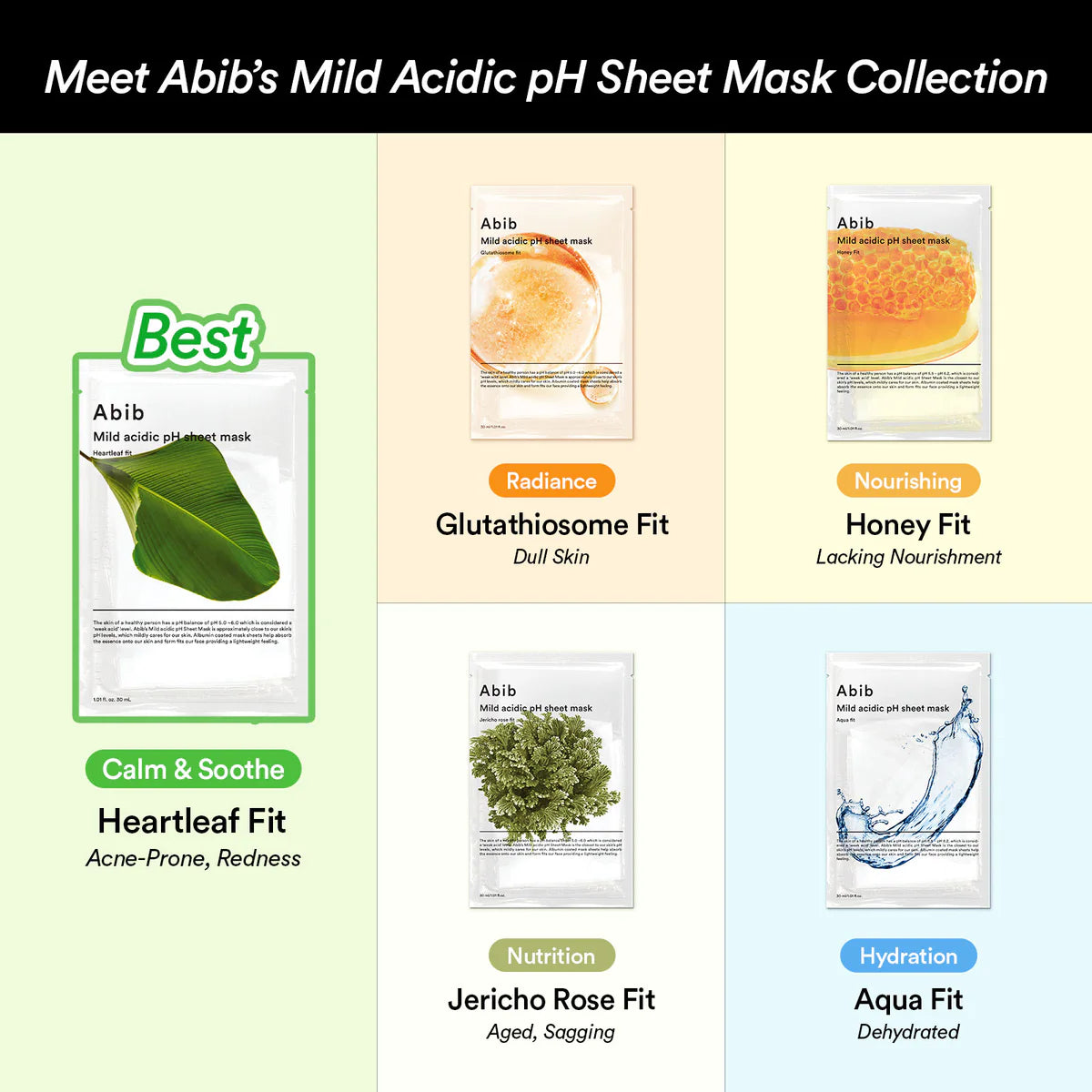 Mild Acidic Ph Sheet Mask Honey Fit